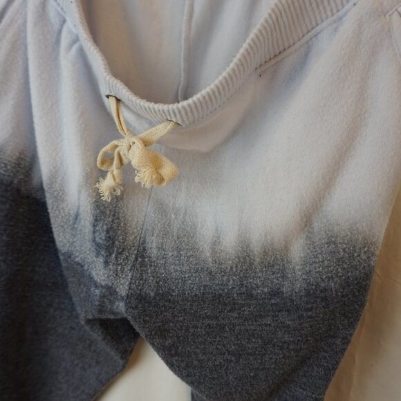 Sweet Romeo Tie-Dye Ombre Jogger Lounge Terry Grey Pants NWT L - Picture 6 of 10